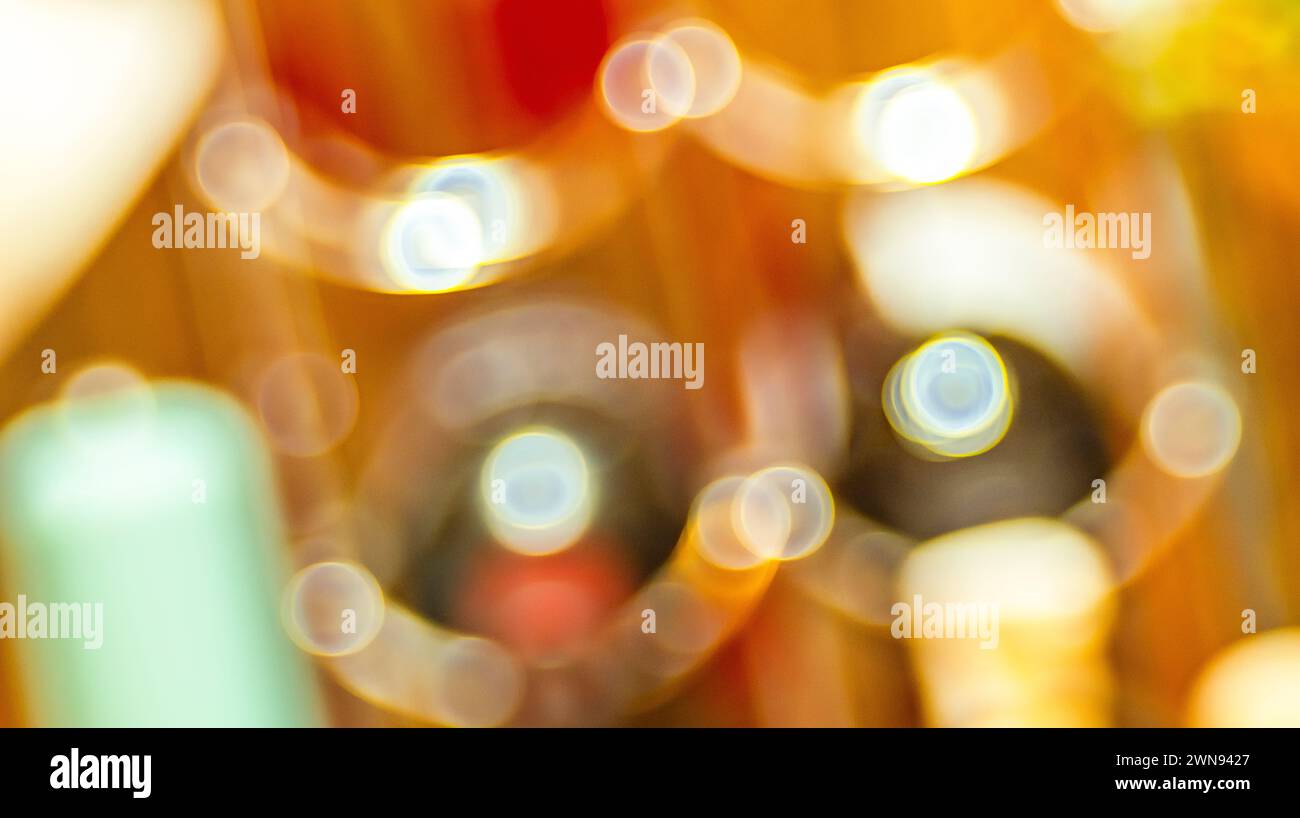 Abstrakte Reflexionen, Bubble Background Design Stockfoto