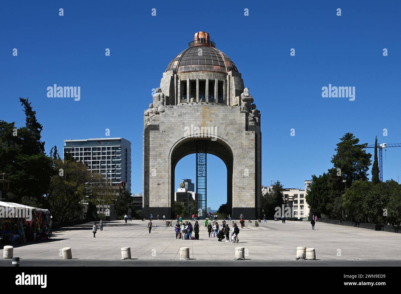 Monumento a la Revolucion, Centro Historico, Mexiko-Stadt Stockfoto Monumento a la Revolucion, Centro Historico, Mexiko-Stadt Stockfoto