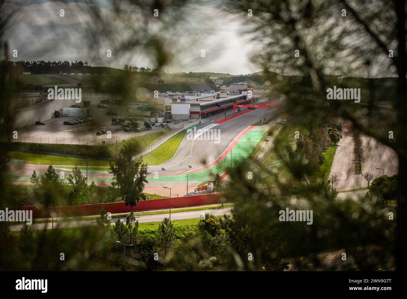 Moto 2 Test, Portimao, Portugal, februar 2024 Stockfoto
