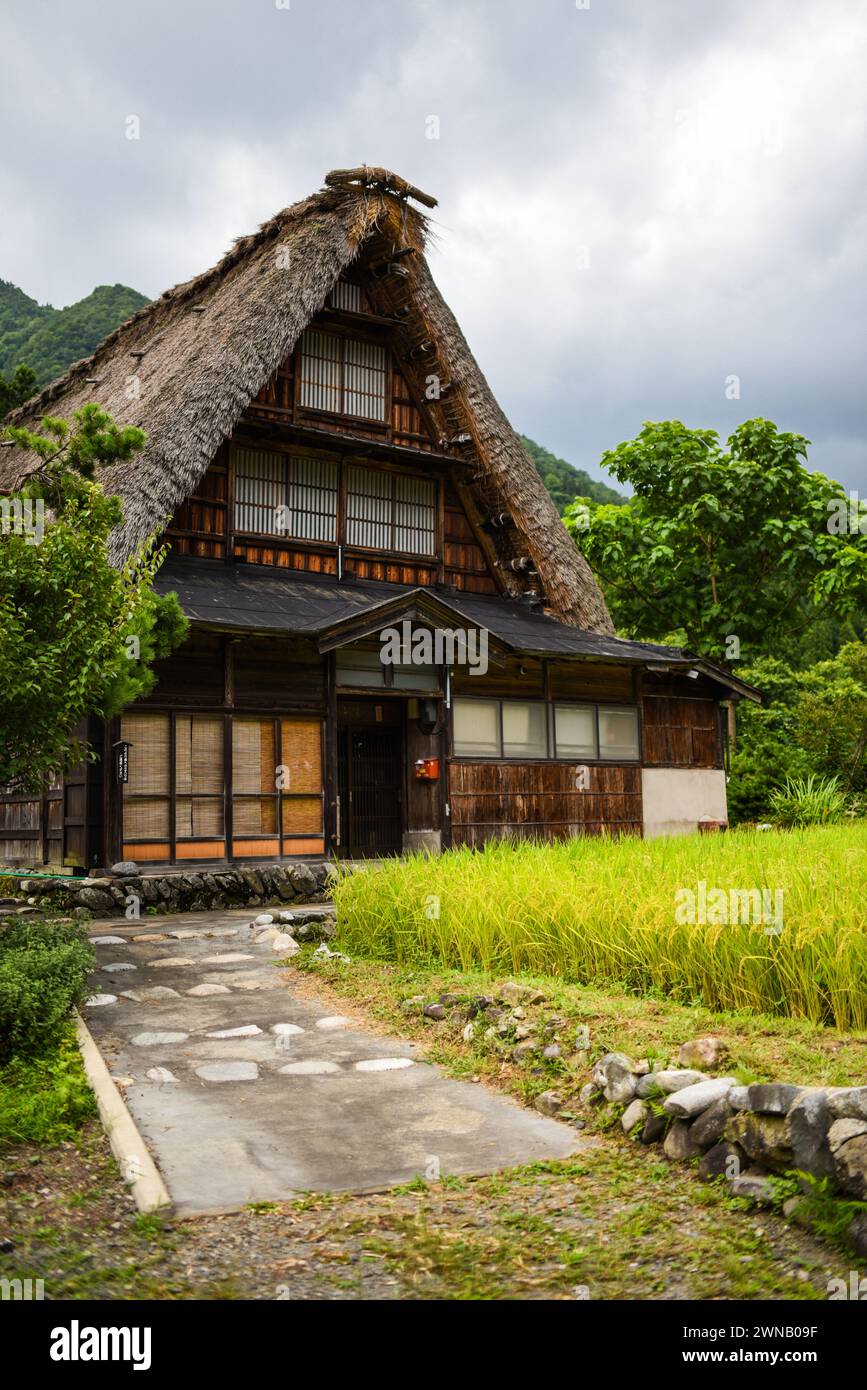 Weltkulturerbe Suganuma Gassho-zukuri Village, Japan Stockfoto