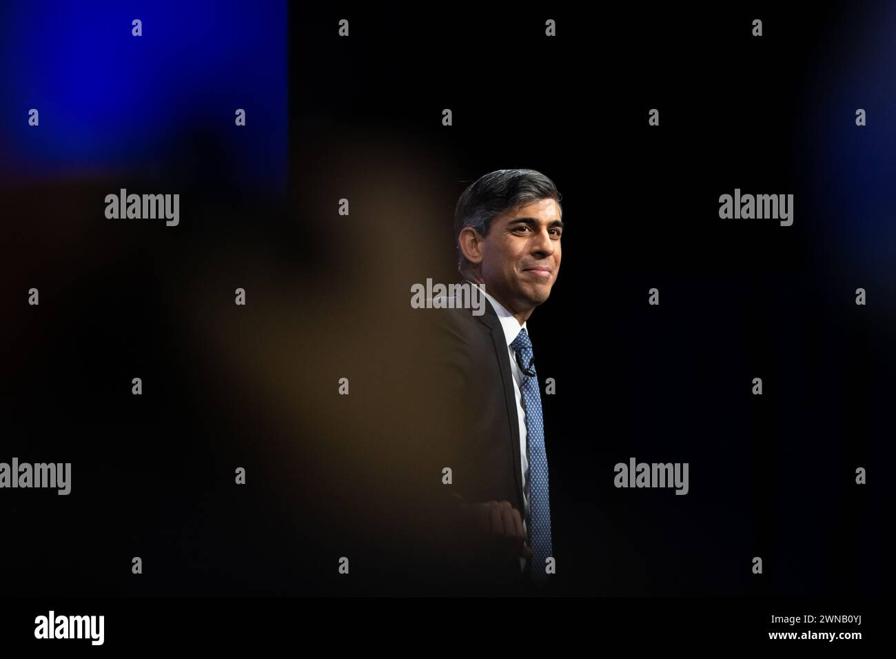 Aberdeen, Schottland, Großbritannien. März 2024. Scottish Conservative Conference 2024: Rishi Sunak bei der Scottish Conservative Conference im P&J Live Events Venue, Aberdeen, Schottland, UK Credit: Kay Roxby/Alamy Live News Stockfoto