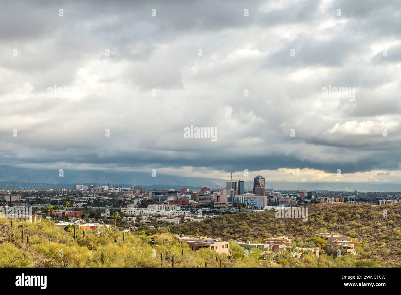 Stadtbild von Tucson Arizona Stockfoto