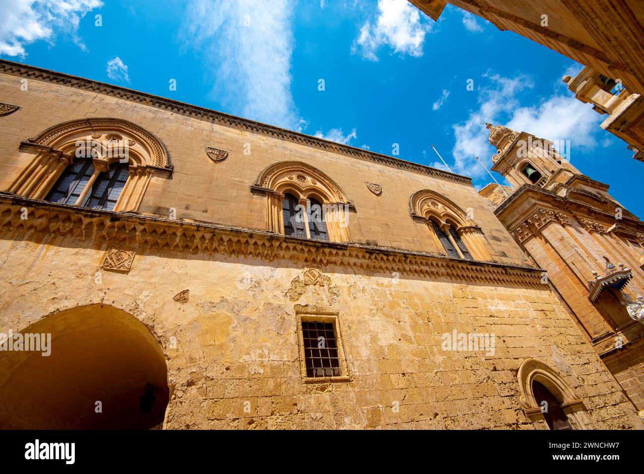 Palazzo Santa Sofia - Altstadt Von Mdina - Malta Stockfoto