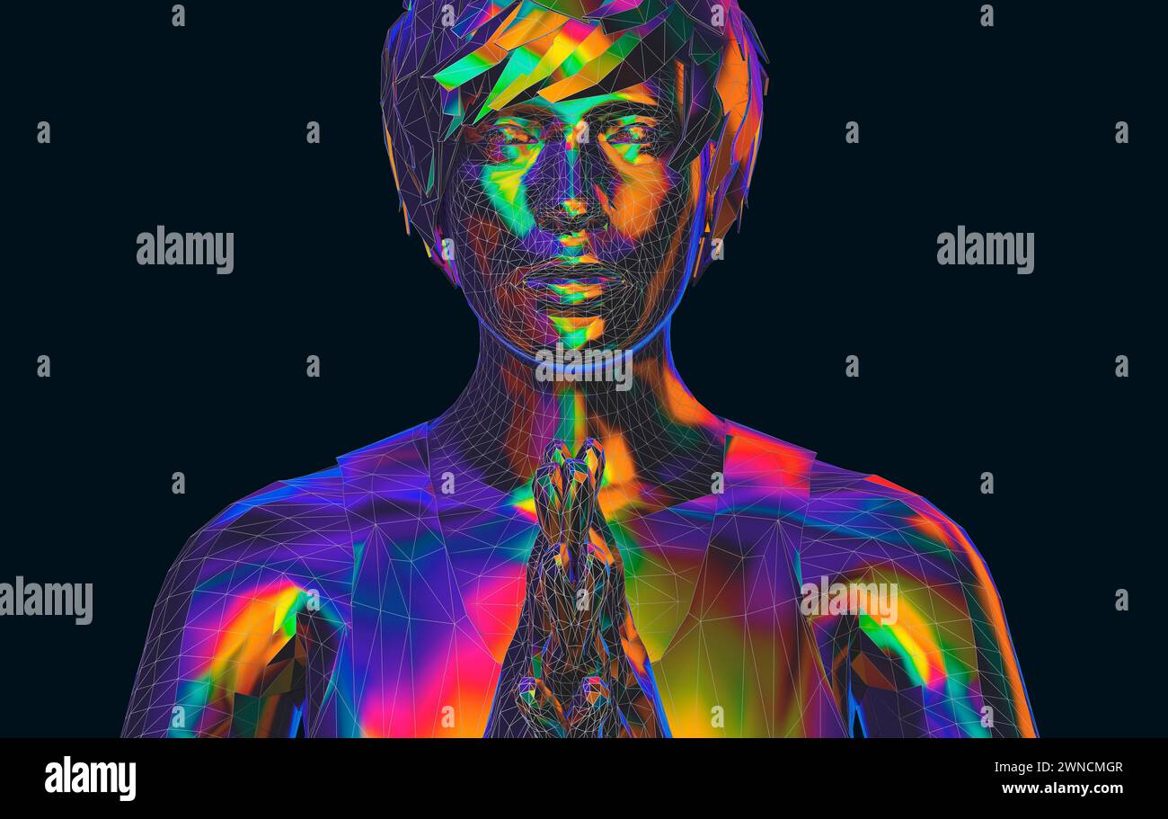 Yoga, Illustration Stockfoto