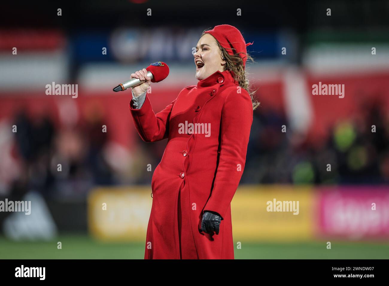 März 2024, Virgin Media Park, Cork, Irland - BKT United Rugby Championship: Munster 45 - Zebre Parma 29 Stockfoto