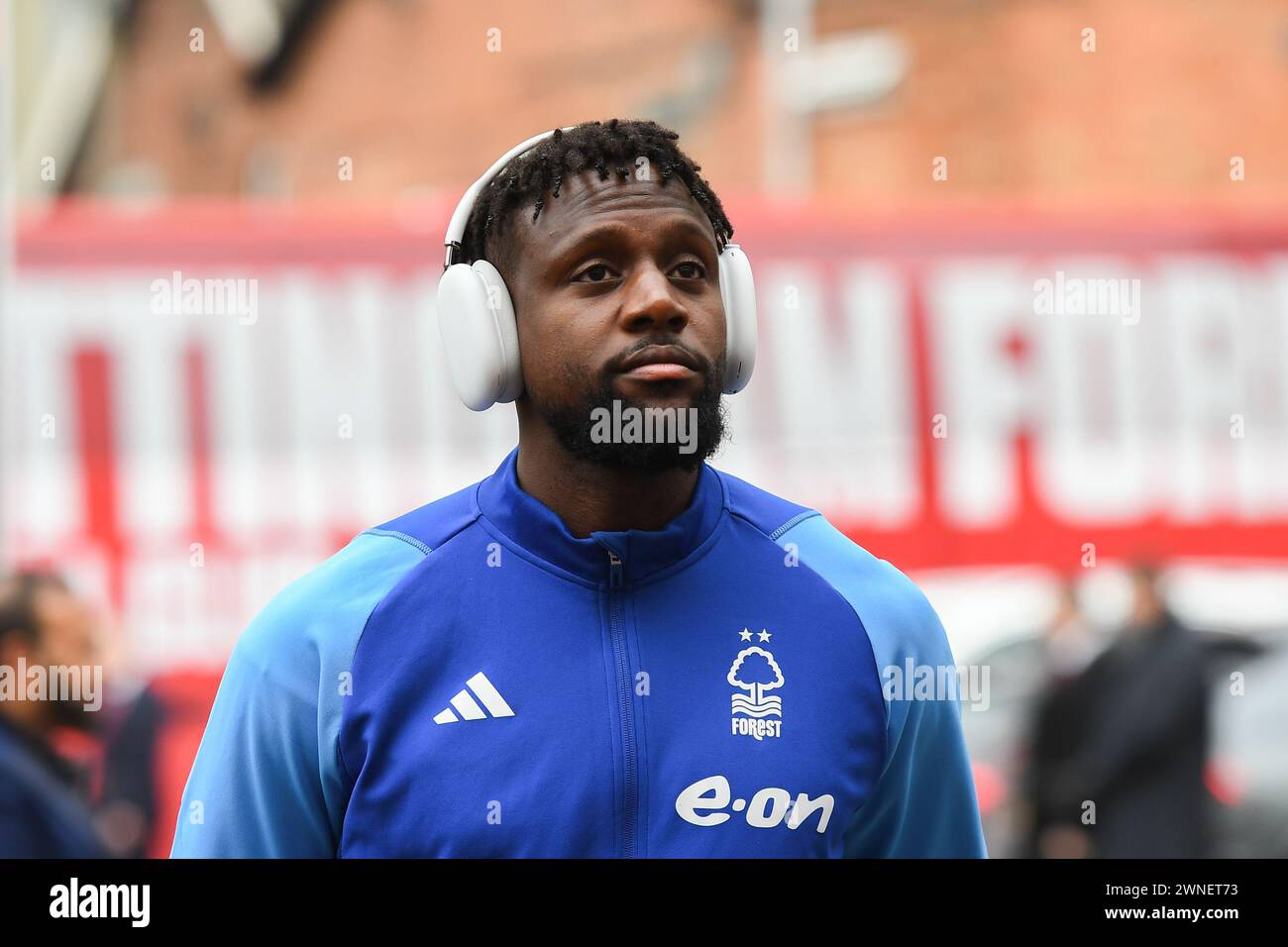 Divock Origi aus Nottingham Forest während des Premier League-Spiels zwischen Nottingham Forest und Liverpool am Samstag, den 2. März 2024. (Foto: Jon Hobley | MI News) Credit: MI News & Sport /Alamy Live News Stockfoto