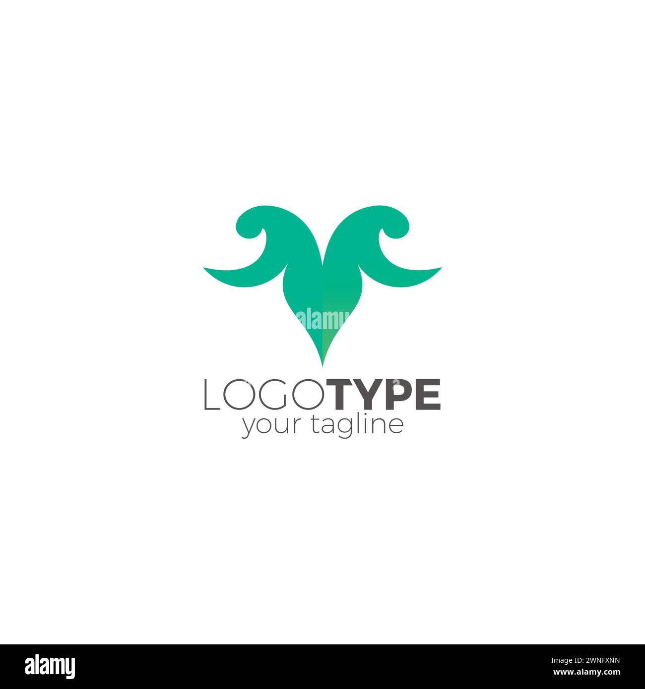 M elegantes Logo. Buchstabe M Symbol Vektor Stock Vektor