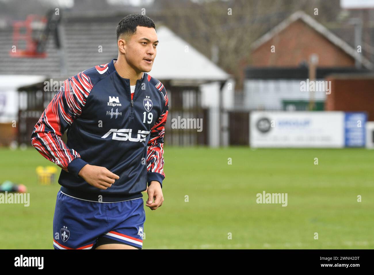 Wakefield, England - 2. März 2024 - Isiah Vagana von Wakefield Trinity. Rugby League 1895 Cup, Wakefield Trinity vs Barrow Raiders im DIY Kitchens Stadium, Wakefield, UK Dean Williams Stockfoto