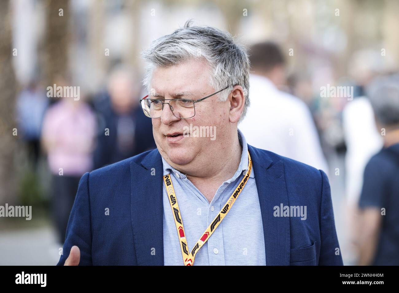 Bahrain. März 2024. Otmar Szafnauer, Porträt während des Formel 1 Gulf Air Bahrain Grand Prix 2024, 1. Runde der FIA Formel-1-Weltmeisterschaft 2024 vom 29. Februar bis 2. März 2024 auf dem Bahrain International Circuit, in Sakhir, Bahrain Credit: Independent Photo Agency/Alamy Live News Stockfoto