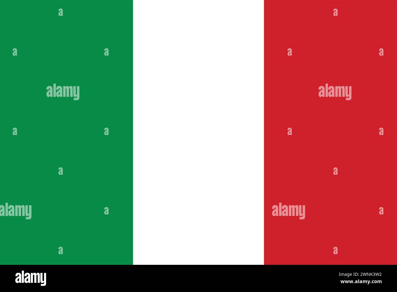 Nationalflagge von Italien | Hintergrund Flagge Italien, Italien Zeichen Stock Vektor