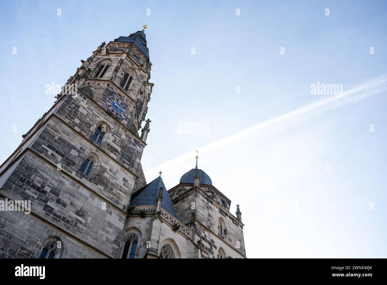 Coburg, Deutschland. März 2024. Die evangelisch-lutherische Stadtkirche St. Moriz in Coburg. Quelle: Pia Bayer/dpa/Alamy Live News Stockfoto