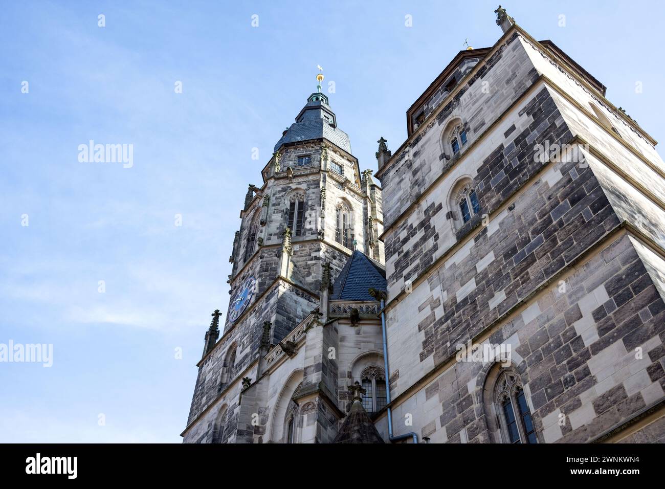 Coburg, Deutschland. März 2024. Die evangelisch-lutherische Stadtkirche St. Moriz in Coburg. Quelle: Pia Bayer/dpa/Alamy Live News Stockfoto