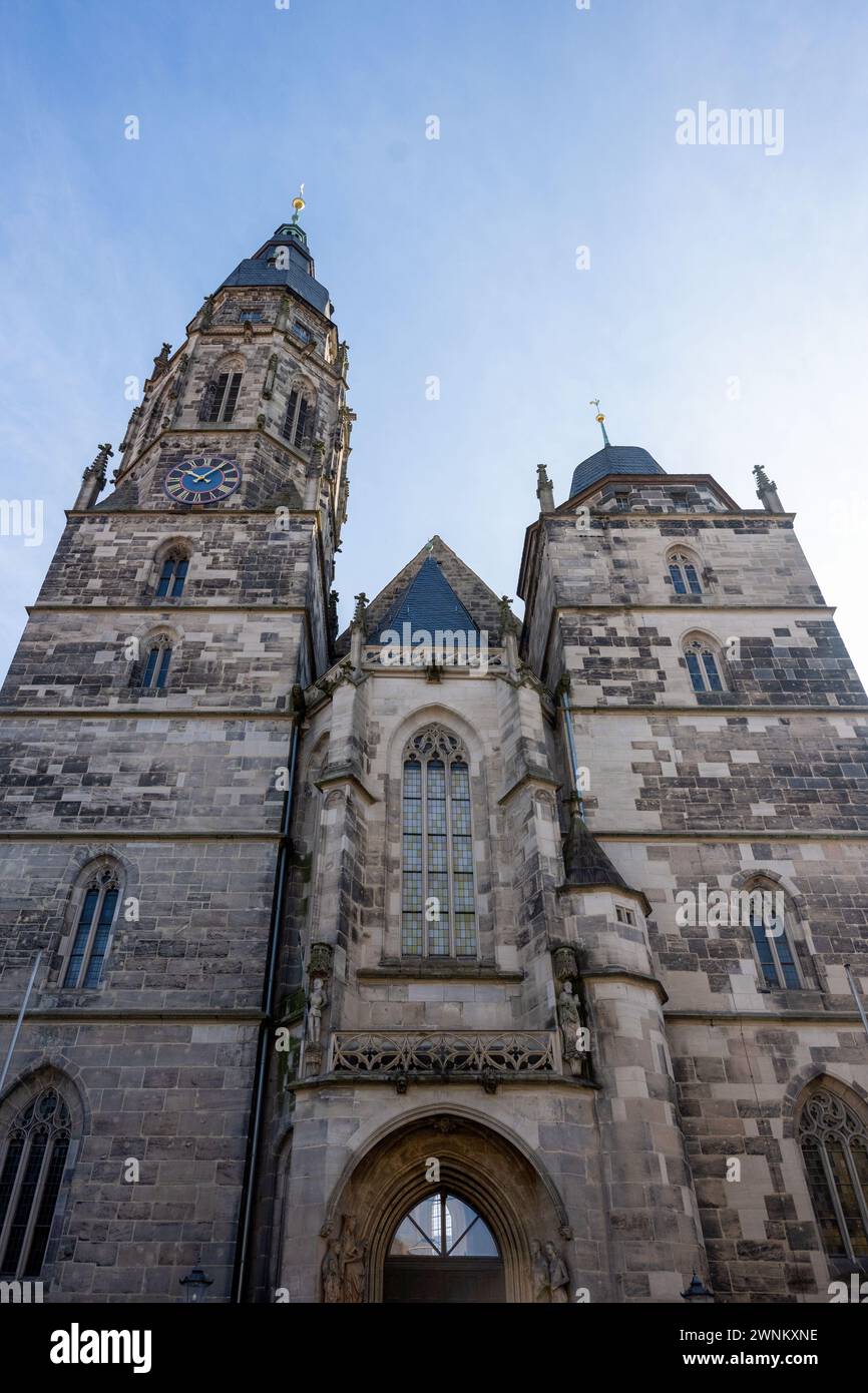 Coburg, Deutschland. März 2024. Die evangelisch-lutherische Stadtkirche St. Moriz in Coburg. Quelle: Pia Bayer/dpa/Alamy Live News Stockfoto