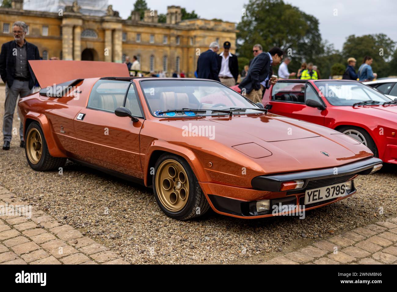 1977 Lamborghini Silhouette, ausgestellt auf der Salon Privé Concours d’Elégance Motorshow im Schloss Blenheim. Stockfoto