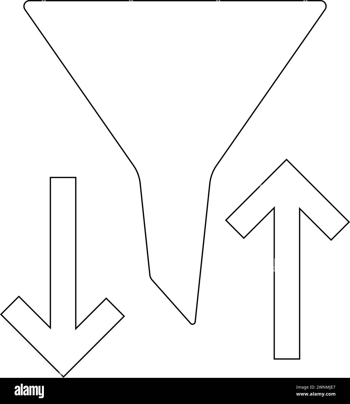 Suchfilter Symbol Vektor Illustration Design Stock Vektor