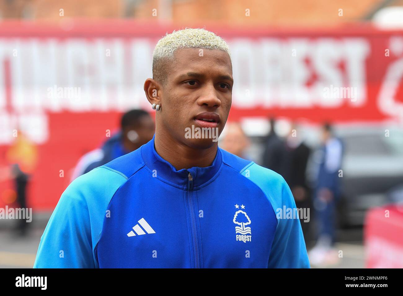 Danilo of Nottingham Forest während des Premier League-Spiels zwischen Nottingham Forest und Liverpool am Samstag, den 2. März 2024. (Foto: Jon Hobley | MI News) Credit: MI News & Sport /Alamy Live News Stockfoto