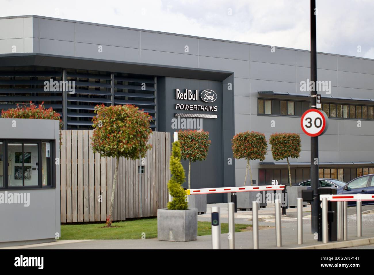 Red Bull Technology Campus, Milton Keynes, Großbritannien Stockfoto