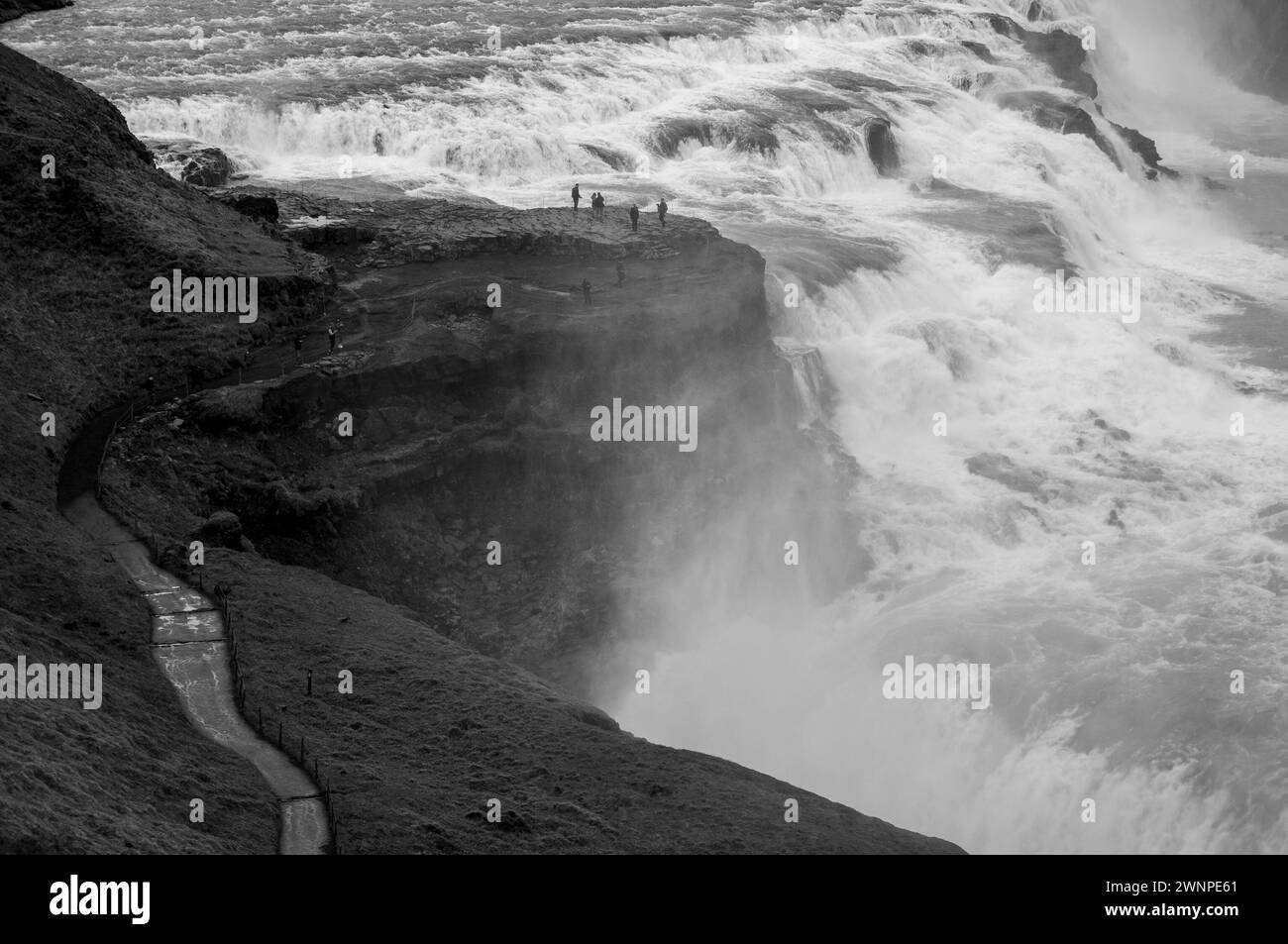 Gullfoss Wasserfall - Island 2023 Stockfoto