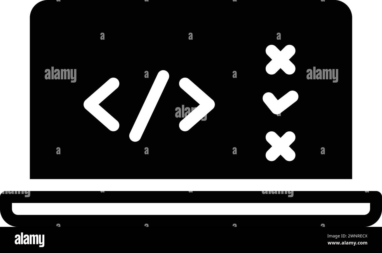 Symbol für boolesches, boolesches Algebrazeichen Stock Vektor