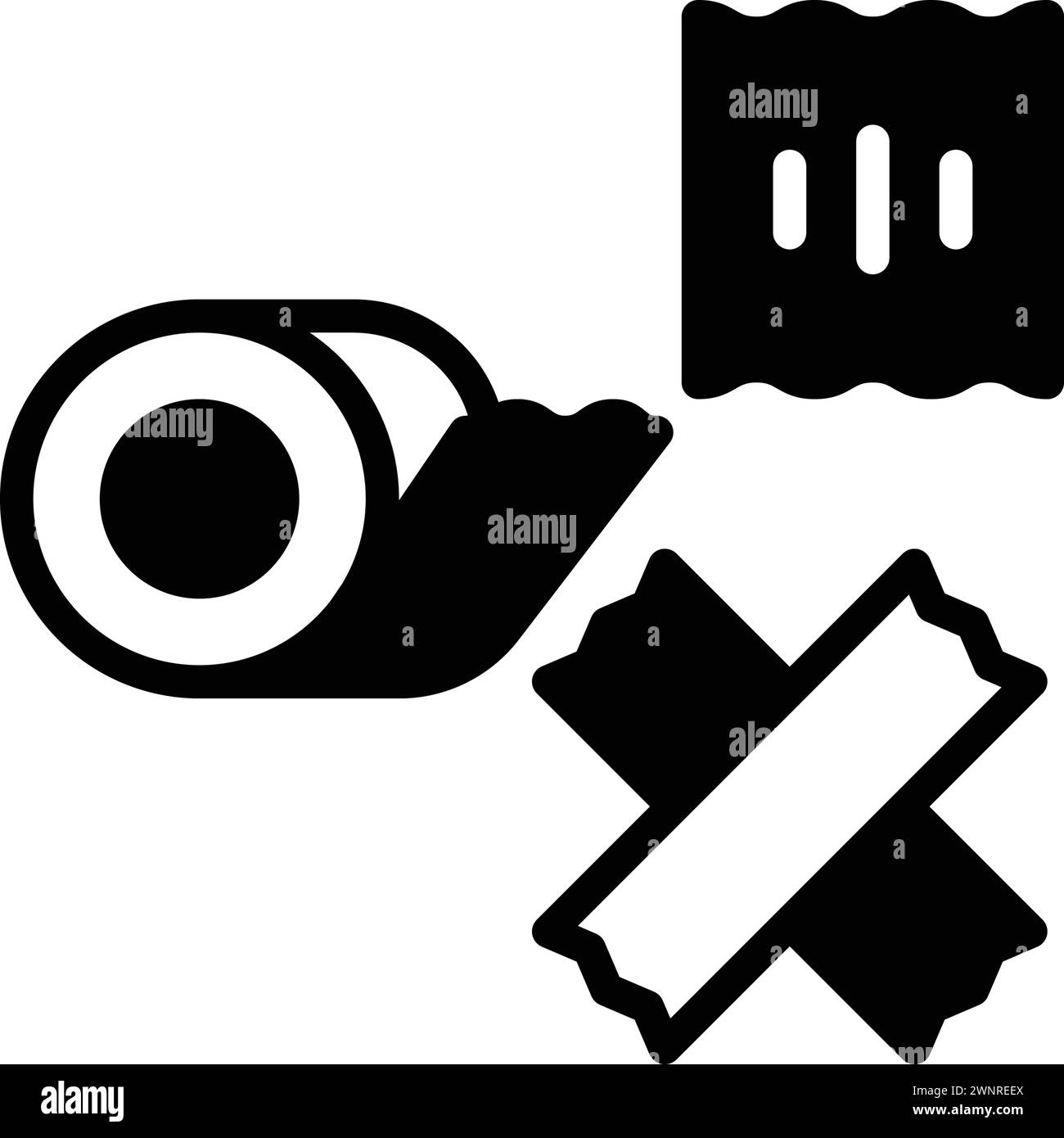 Symbol für Bänder, Band Stock Vektor