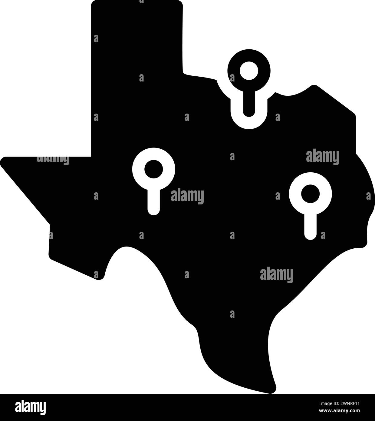 Symbol für angegeben, vereinigte staaten von amerika Stock Vektor