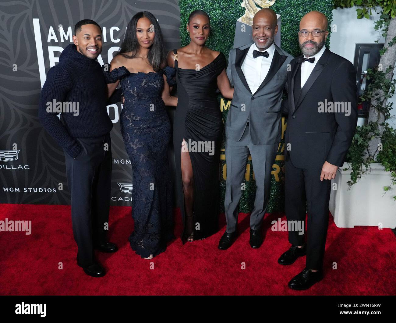 Los Angeles, USA. März 2024. Ankunft beim 6. Jährlichen American Black Film Festival Honors, das am Sonntag, 3. März 2024, im SLS Hotel in Los Angeles, CA, stattfindet. (Foto: Sthanlee B. Mirador/SIPA USA) Credit: SIPA USA/Alamy Live News Stockfoto