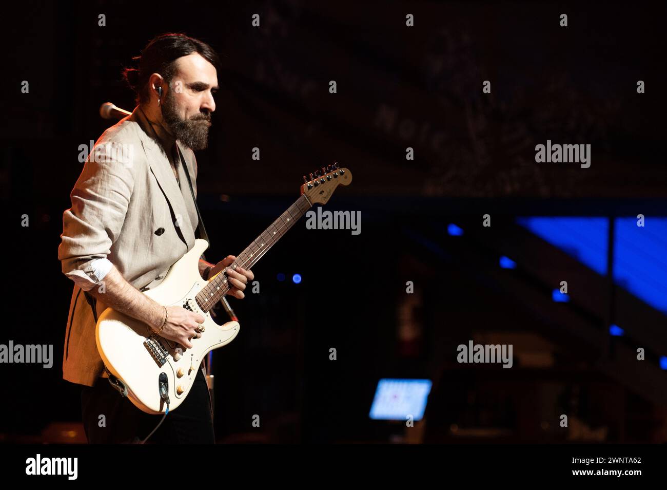 März 2024: „Filippo Graziani Canta Ivan“ al Blue Note A Milano, Italia Stockfoto