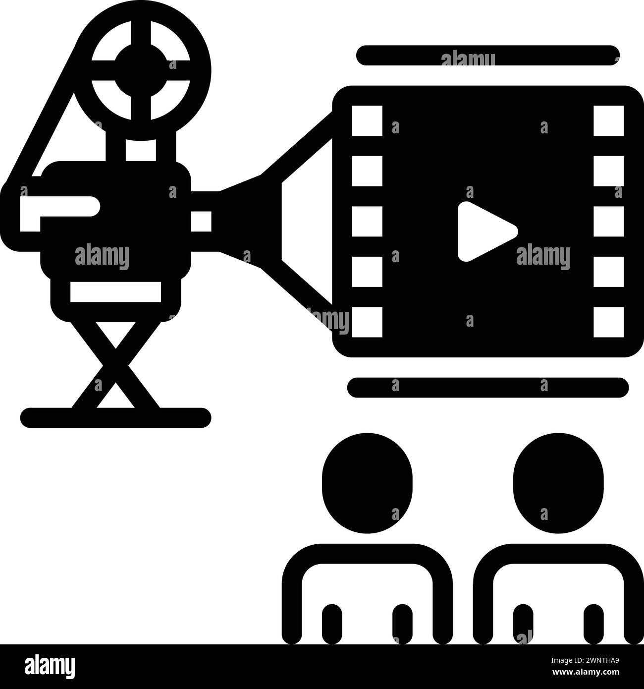 Symbol für Filme, Filme Stock Vektor