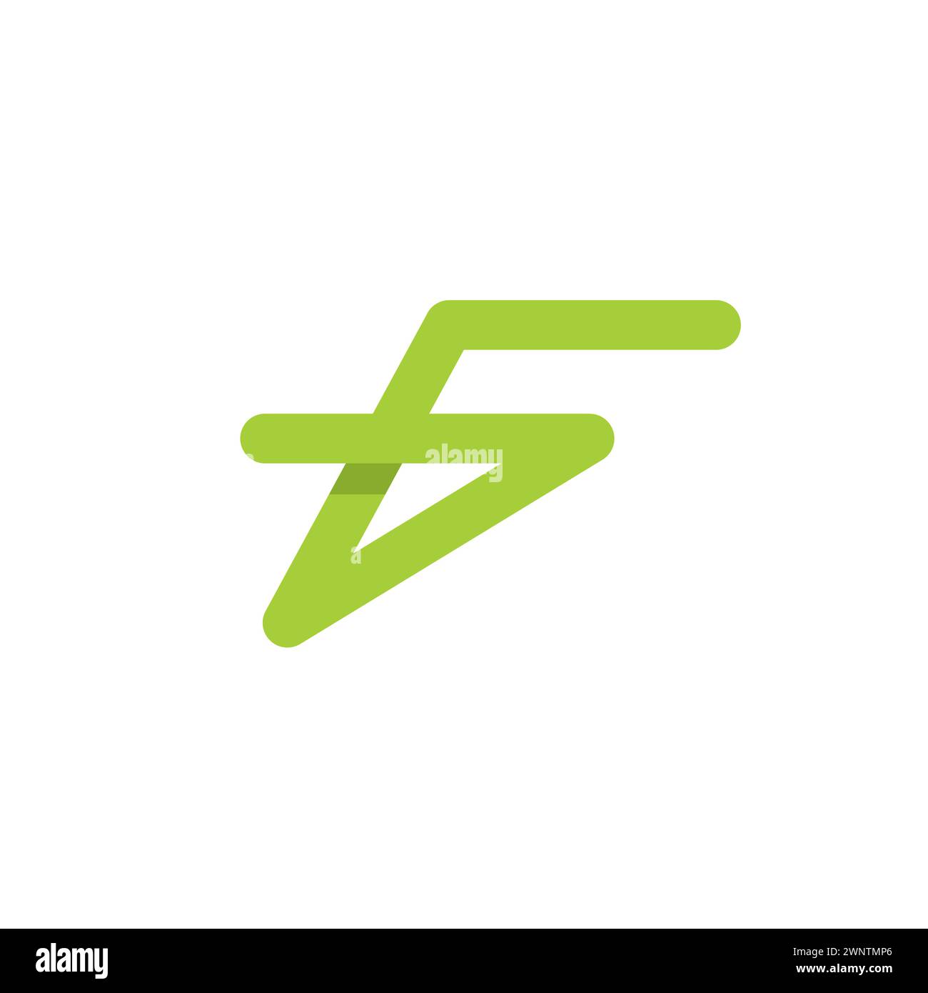 FG-Logo. Buchstabe G Stock Vektor