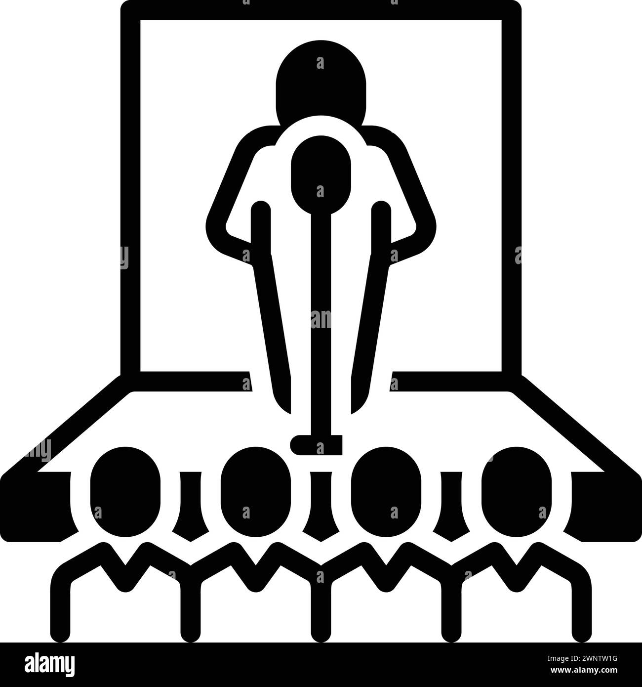 Symbol für Gastgeber, amphitryon Stock Vektor