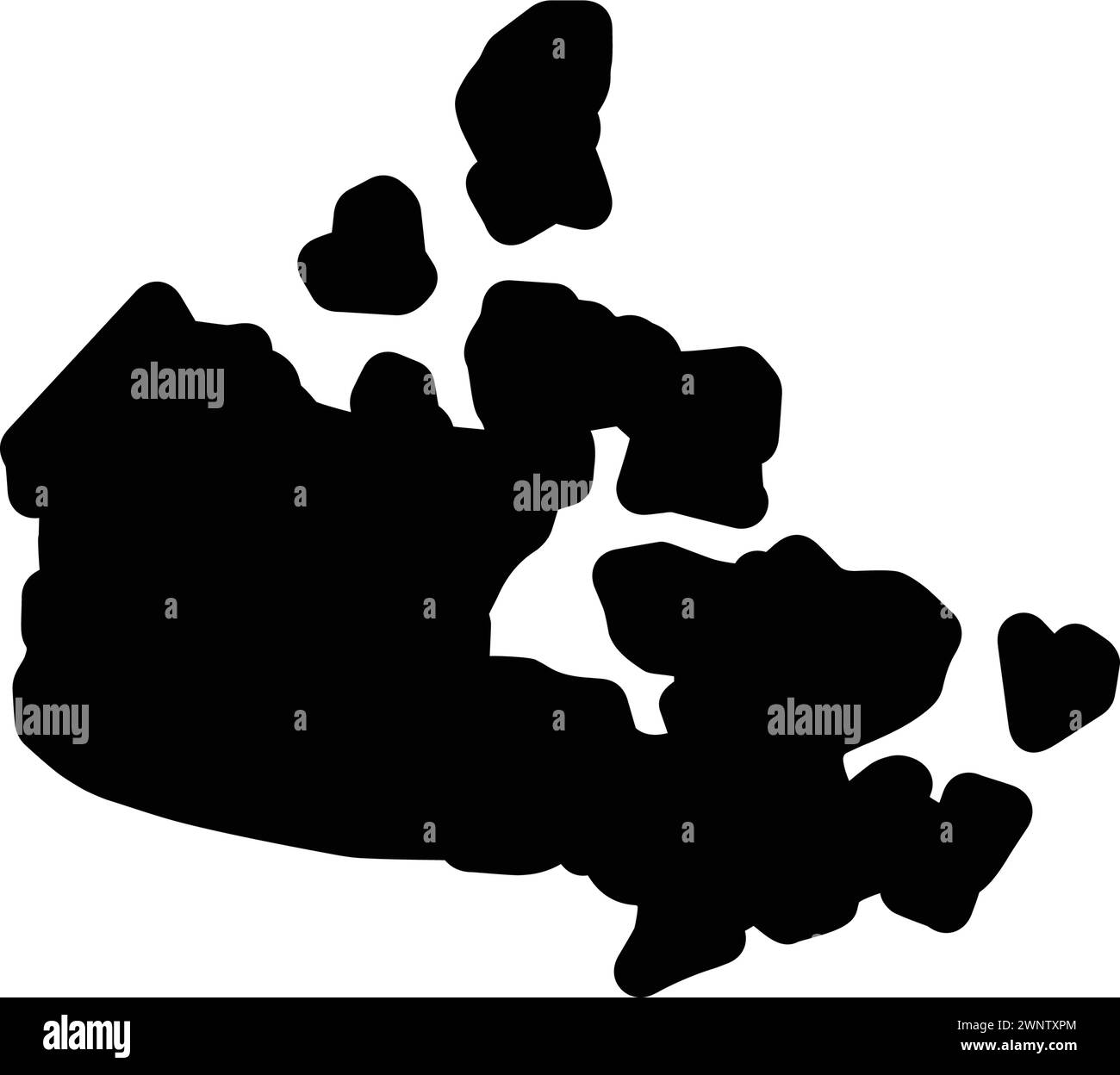 Symbol für kanada, Land Stock Vektor