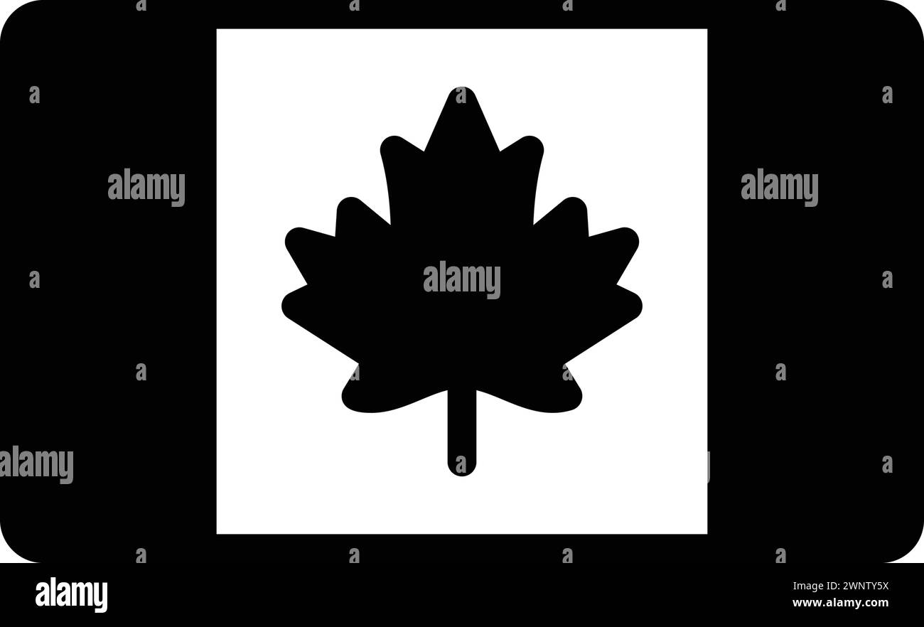 Symbol für kanada, Land Stock Vektor