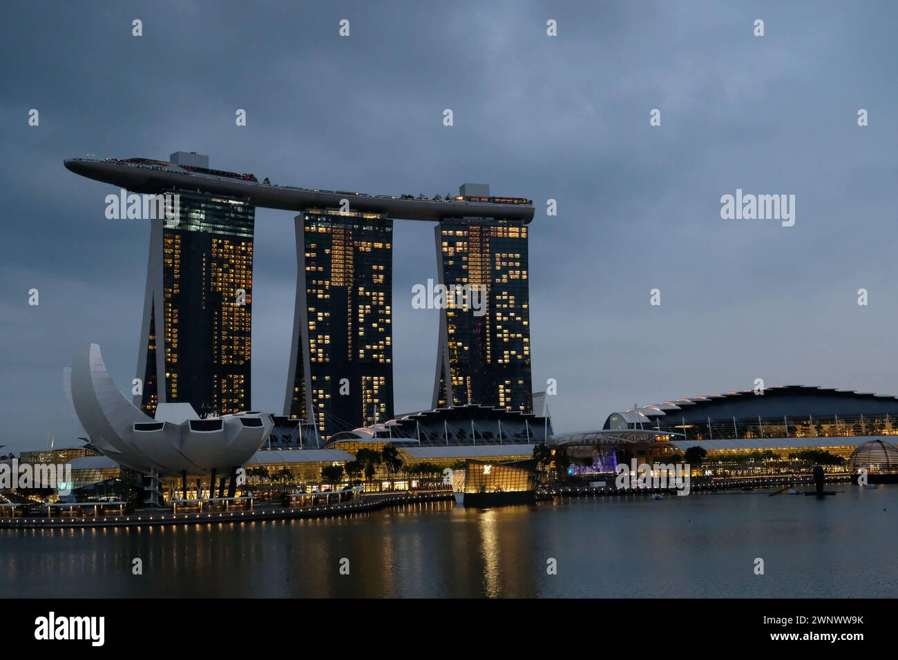 Marina Bay Sands, Singapur, Asien Stockfoto