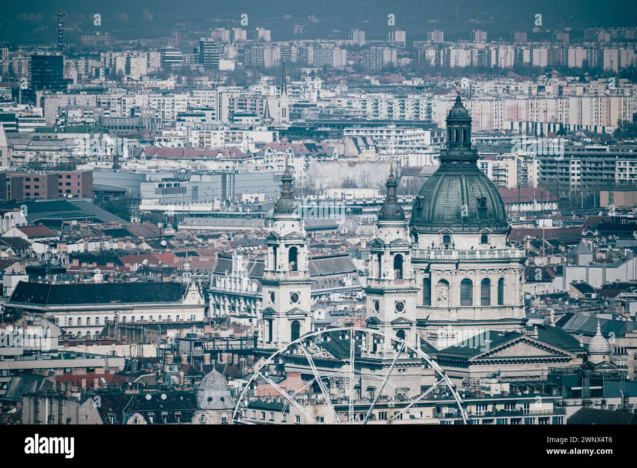 Innenstadt von Budapest, städtische Landschaft Stockfoto