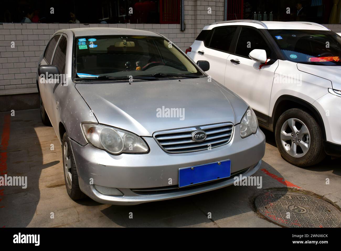 BYD F3 Auto, Kompaktwagen, China, Asien Stockfoto