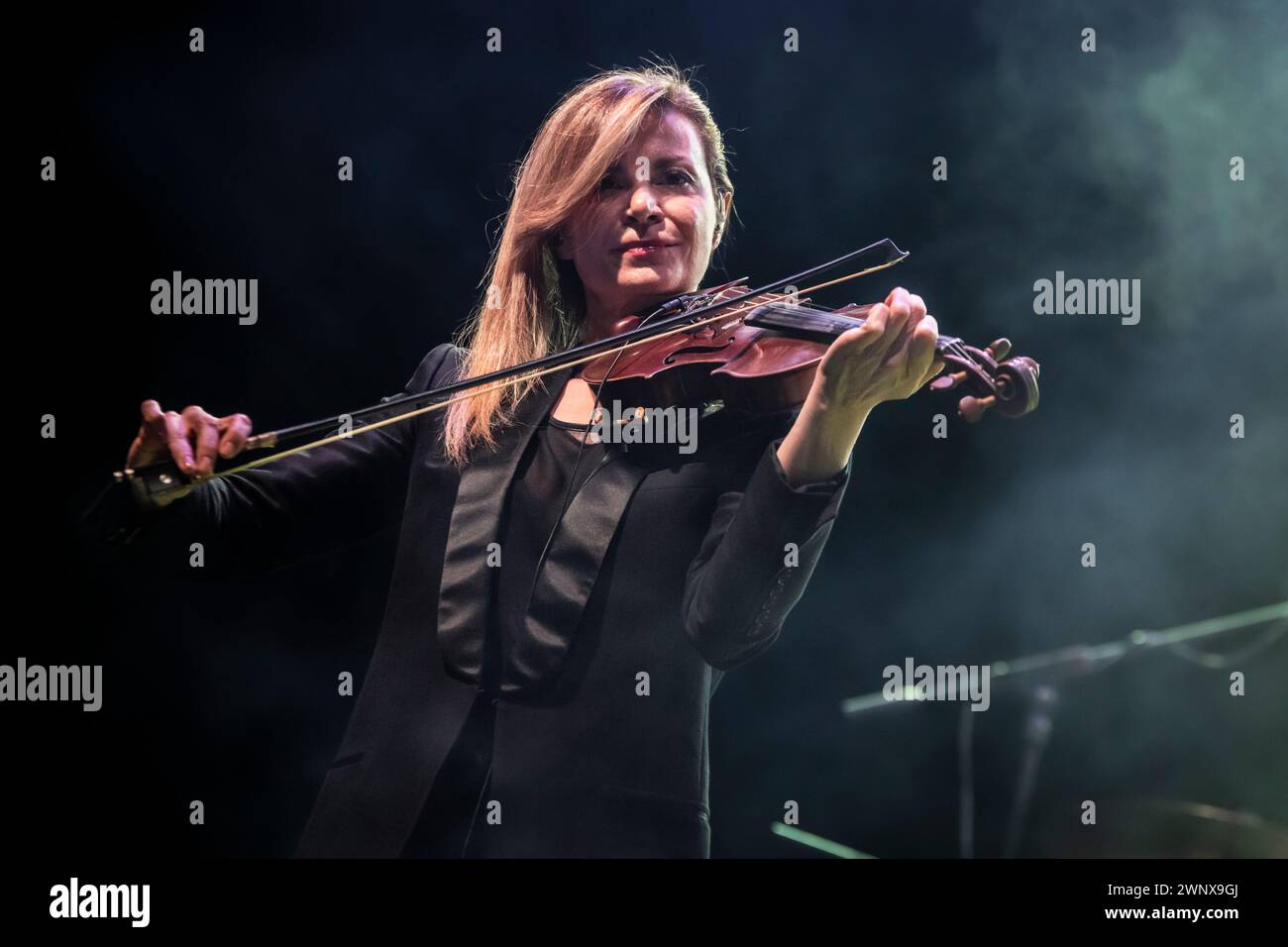 Italienischer Sänger Pupo (Enzo Ghinazzi) live im Teatro Cantiere Carrara (ex Tuscany Hall), Florenz, Italien, 02. März 2024 © Luna La Chimia/Alamy Stockfoto