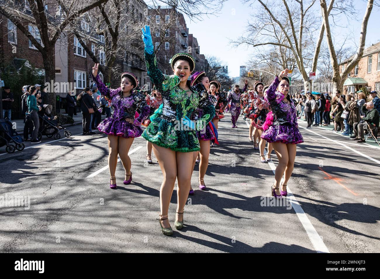 Queens New York Saint Patricks Day Für Alle 3. März 2024 Stockfoto