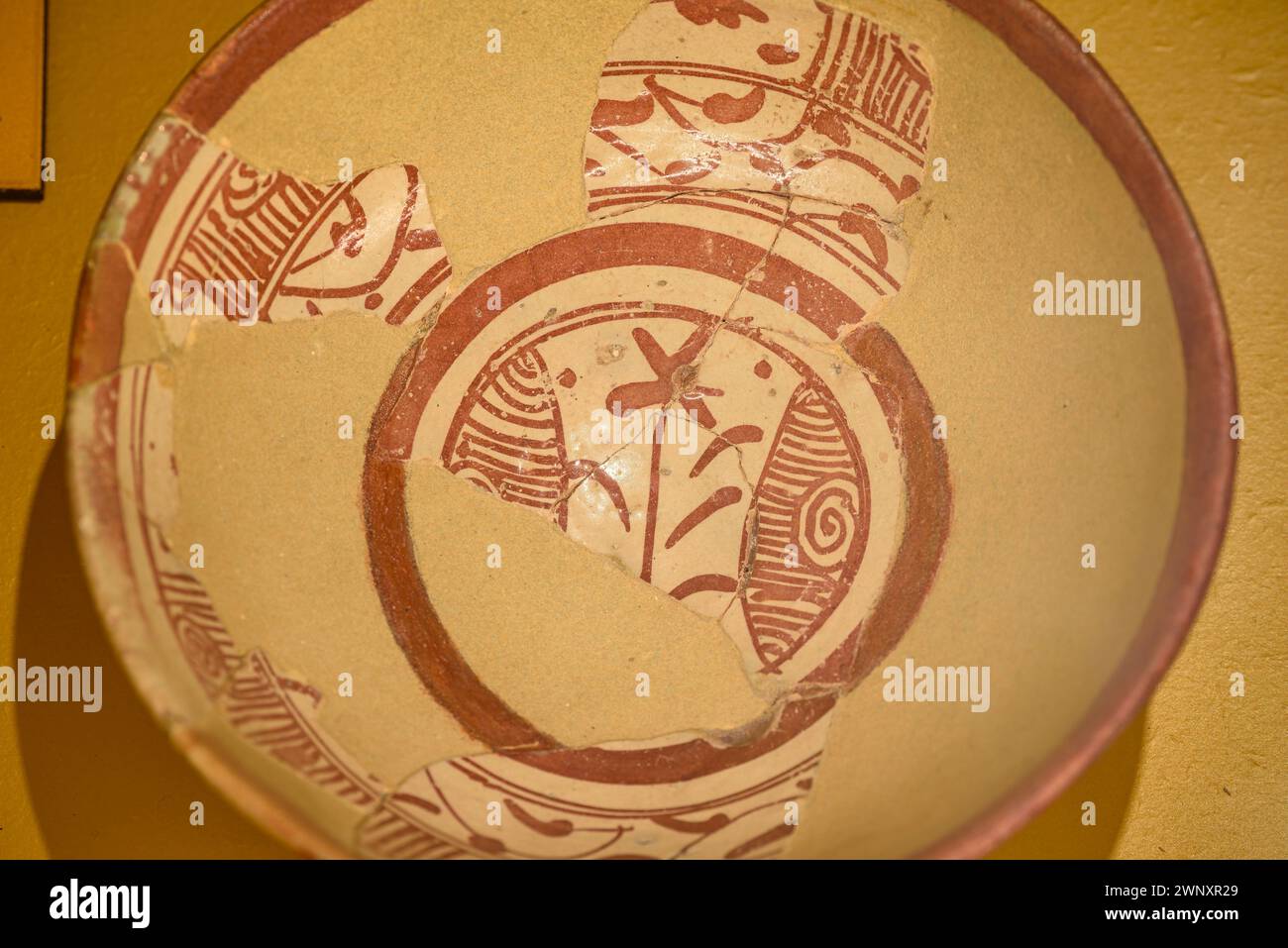 Cerdà Museum, in Puigcerdà. Raum für das ehemalige Kloster der Klosterschwestern von Puigcerdà (Cerdanya, Girona, Katalonien, Spanien, Pyrenäen) Stockfoto