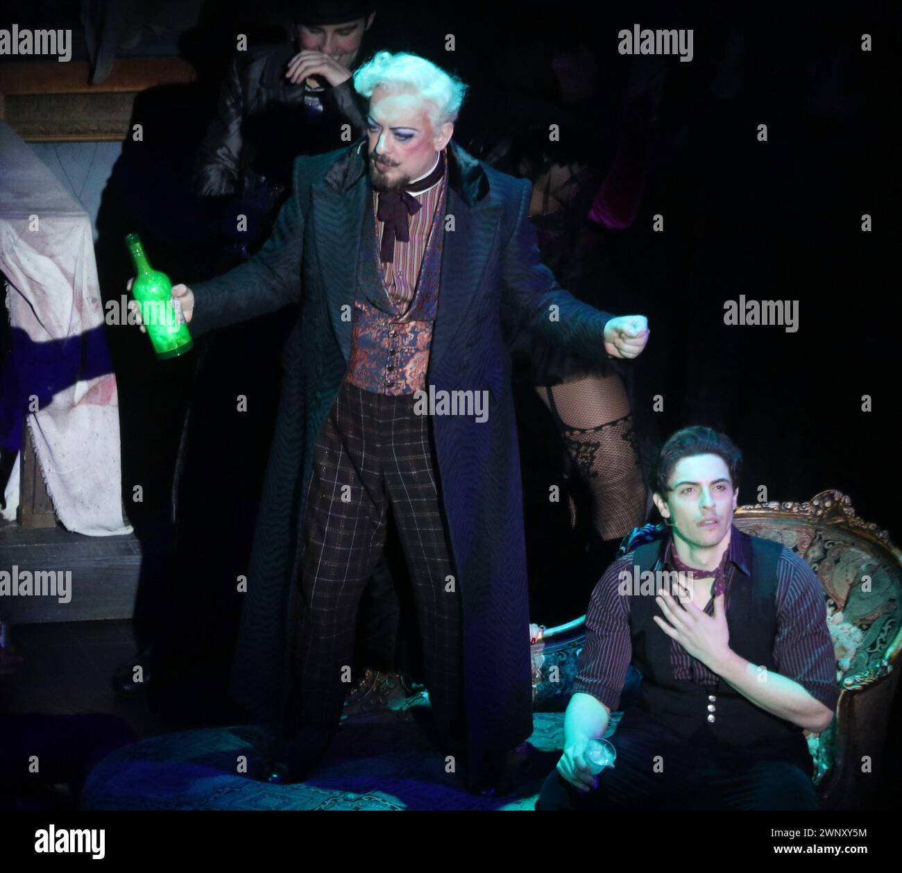 3. März 2024 Boy George in Moulin Rouge das Musical im Al Hirschfeld Theater auf 302 West 45 Street Foto von John Barrett/PHOTOlink.net 917-754-8588 Stockfoto