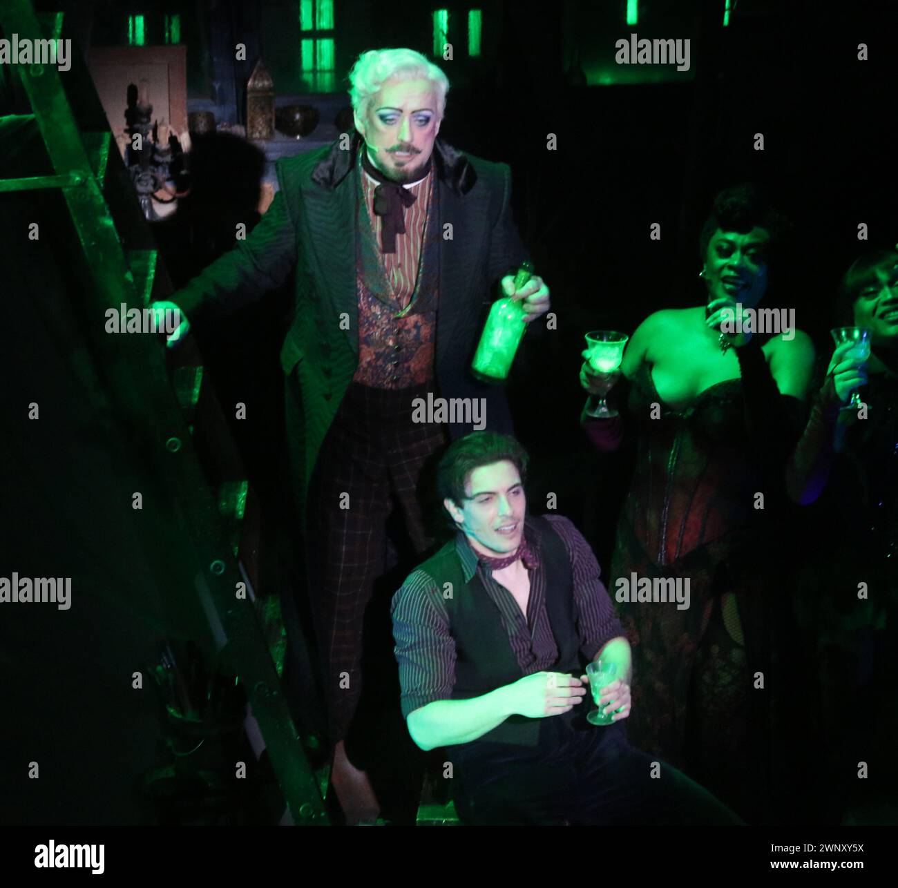 3. März 2024 Boy George in Moulin Rouge das Musical im Al Hirschfeld Theater auf 302 West 45 Street Foto von John Barrett/PHOTOlink.net 917-754-8588 Stockfoto