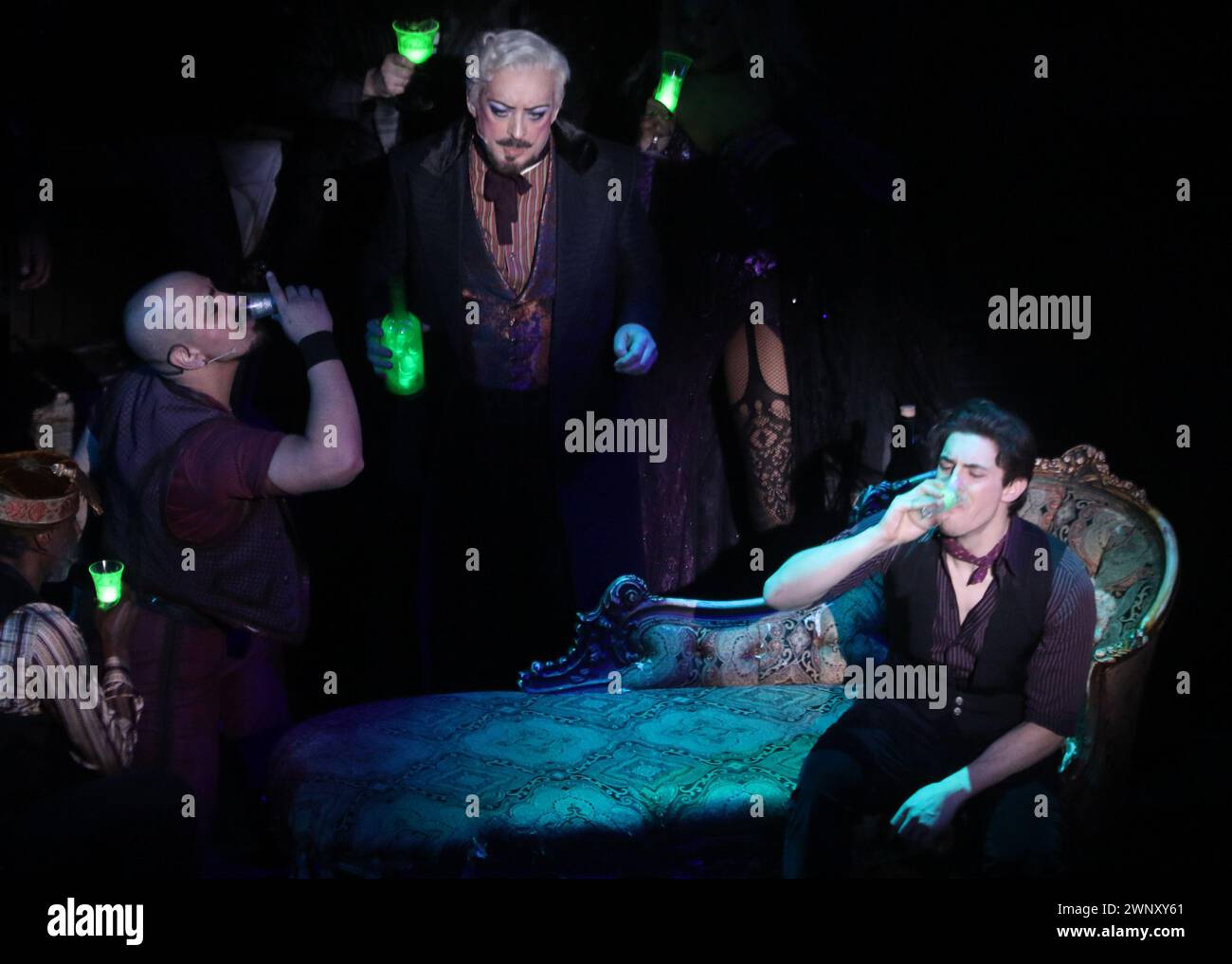 3. März 2024 Boy George in Moulin Rouge das Musical im Al Hirschfeld Theater auf 302 West 45 Street Foto von John Barrett/PHOTOlink.net 917-754-8588 Stockfoto