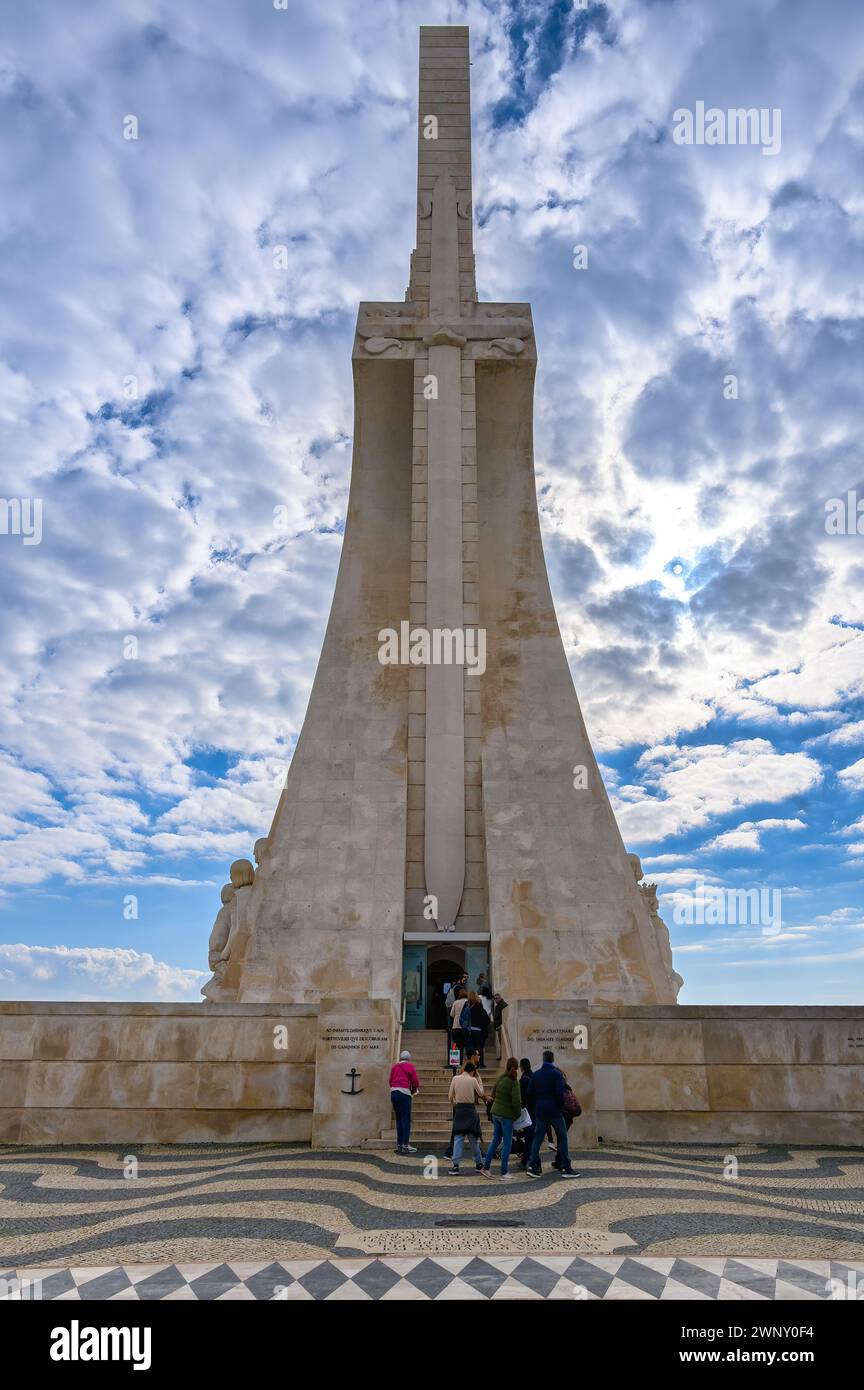 Denkmal der Entdeckungen, Lissabon, Portugal Stockfoto