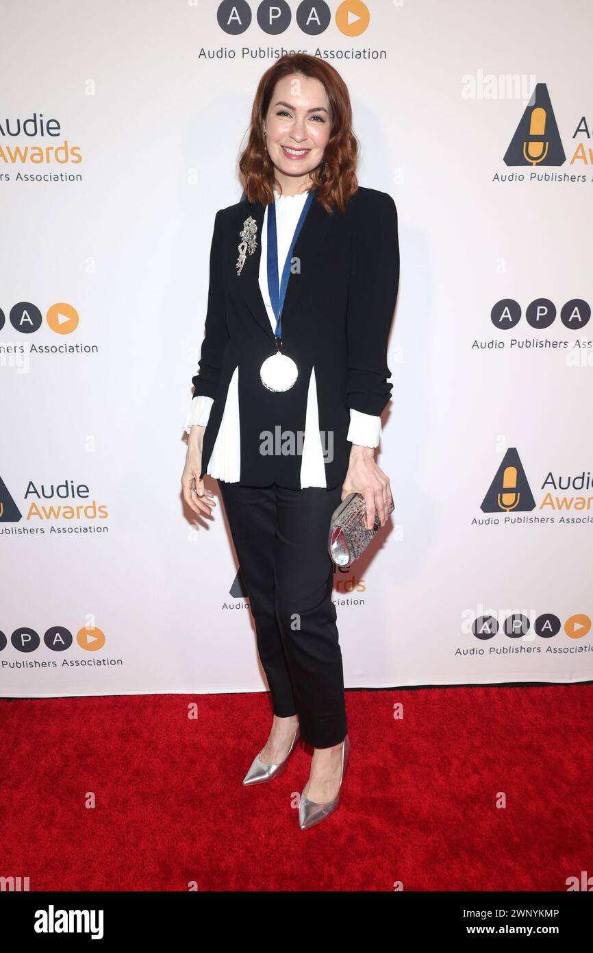 Los Angeles, Ca. März 2024. Felicia Day bei den Audie Awards 2024 am 4. März 2024 im Avalon Hollywood in Los Angeles, Kalifornien. Quelle: Faye Sadou/Media Punch/Alamy Live News Stockfoto