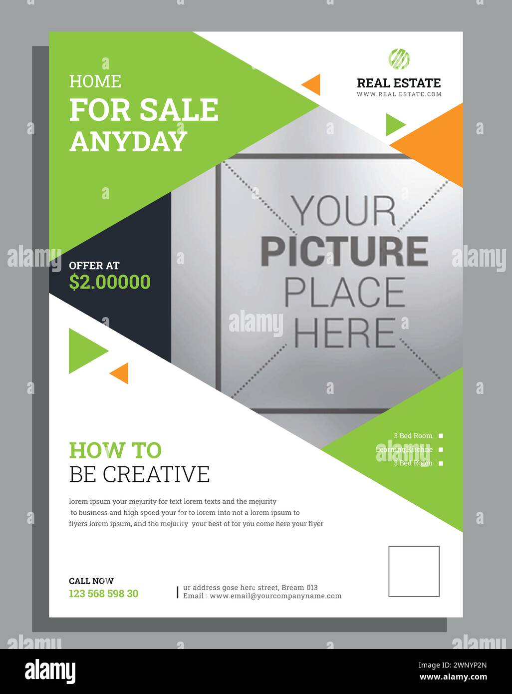 Vector Moderne Corporate Business Flyer Design Vorlage Stock Vektor