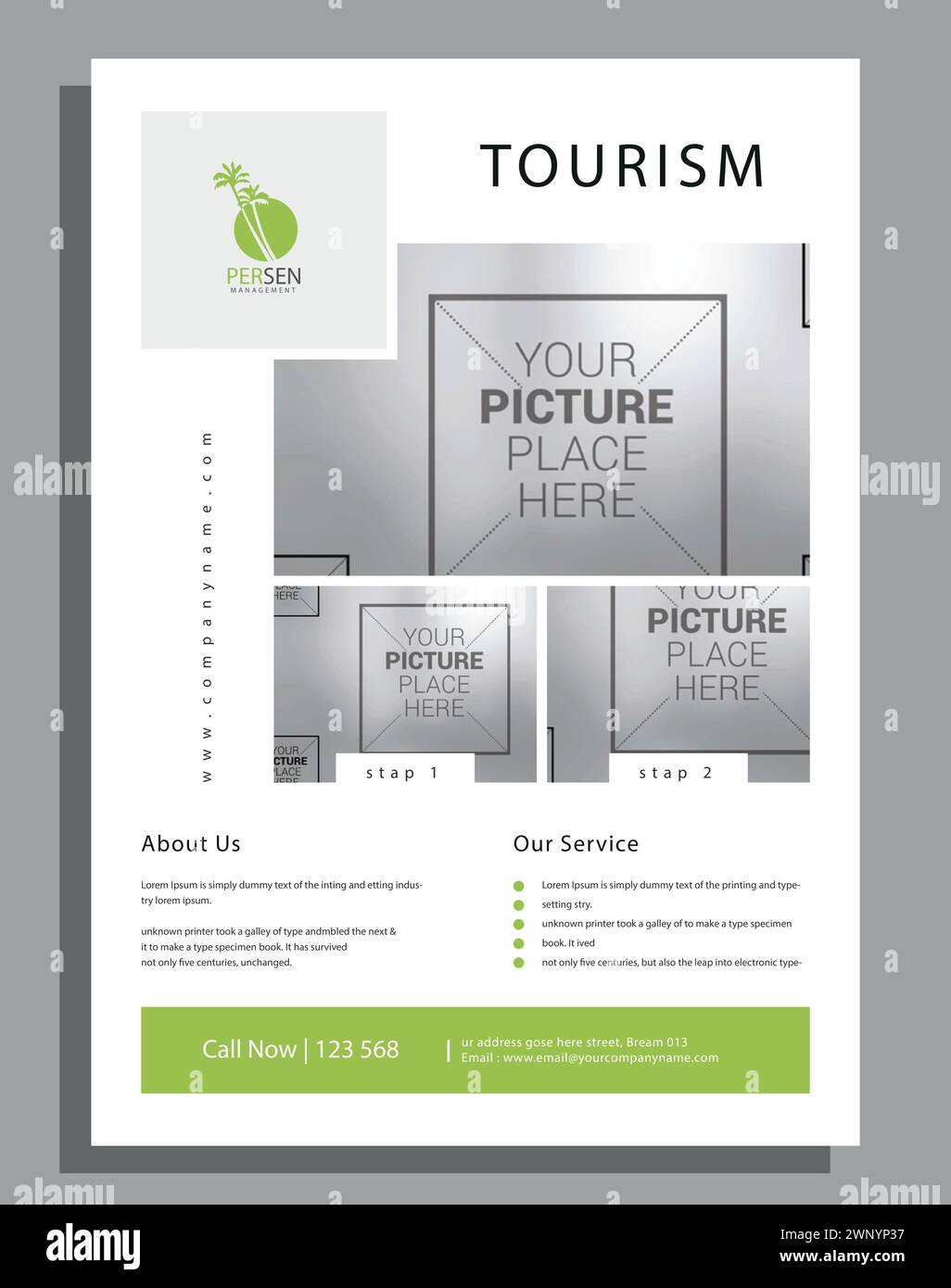 Vector Moderne Corporate Business Flyer Design Vorlage Stock Vektor