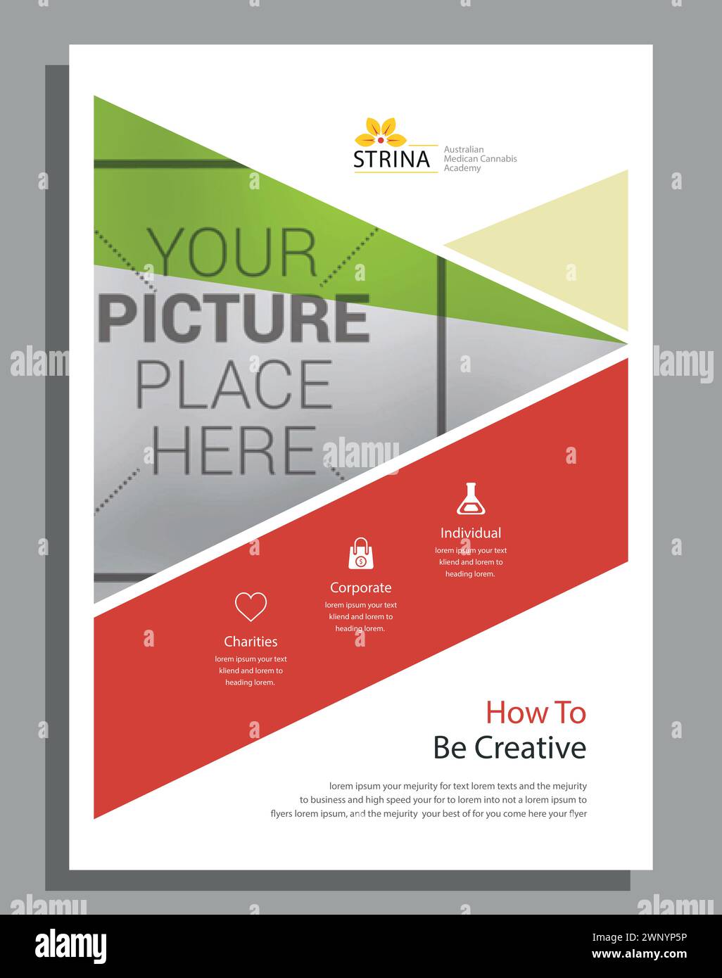 Vector Moderne Corporate Business Flyer Design Vorlage Stock Vektor