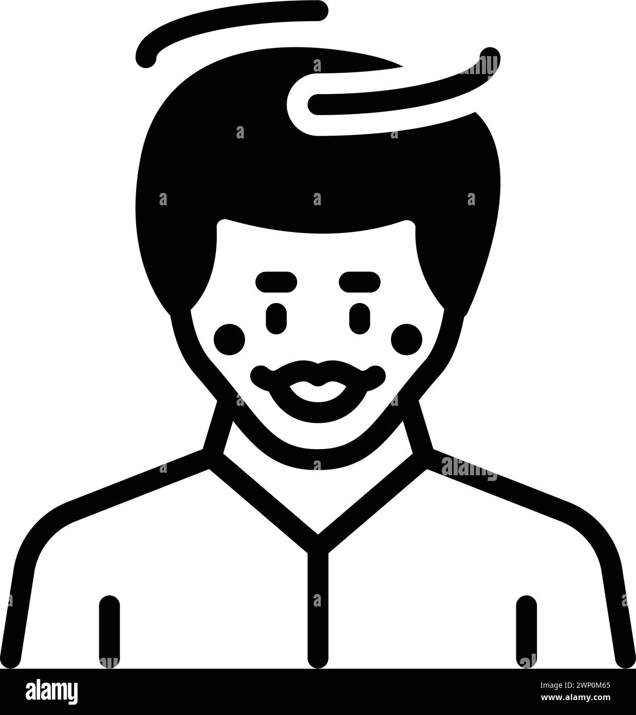 Symbol für Unschuldige, offen Stock Vektor