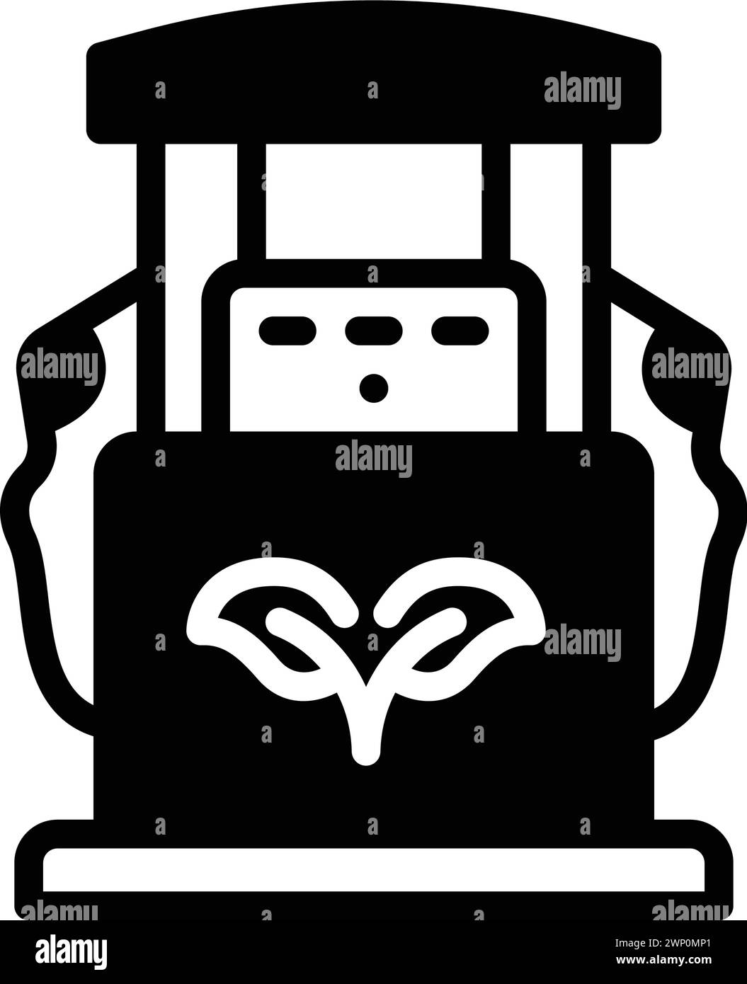 Symbol für ECO Fuel, ECO Stock Vektor