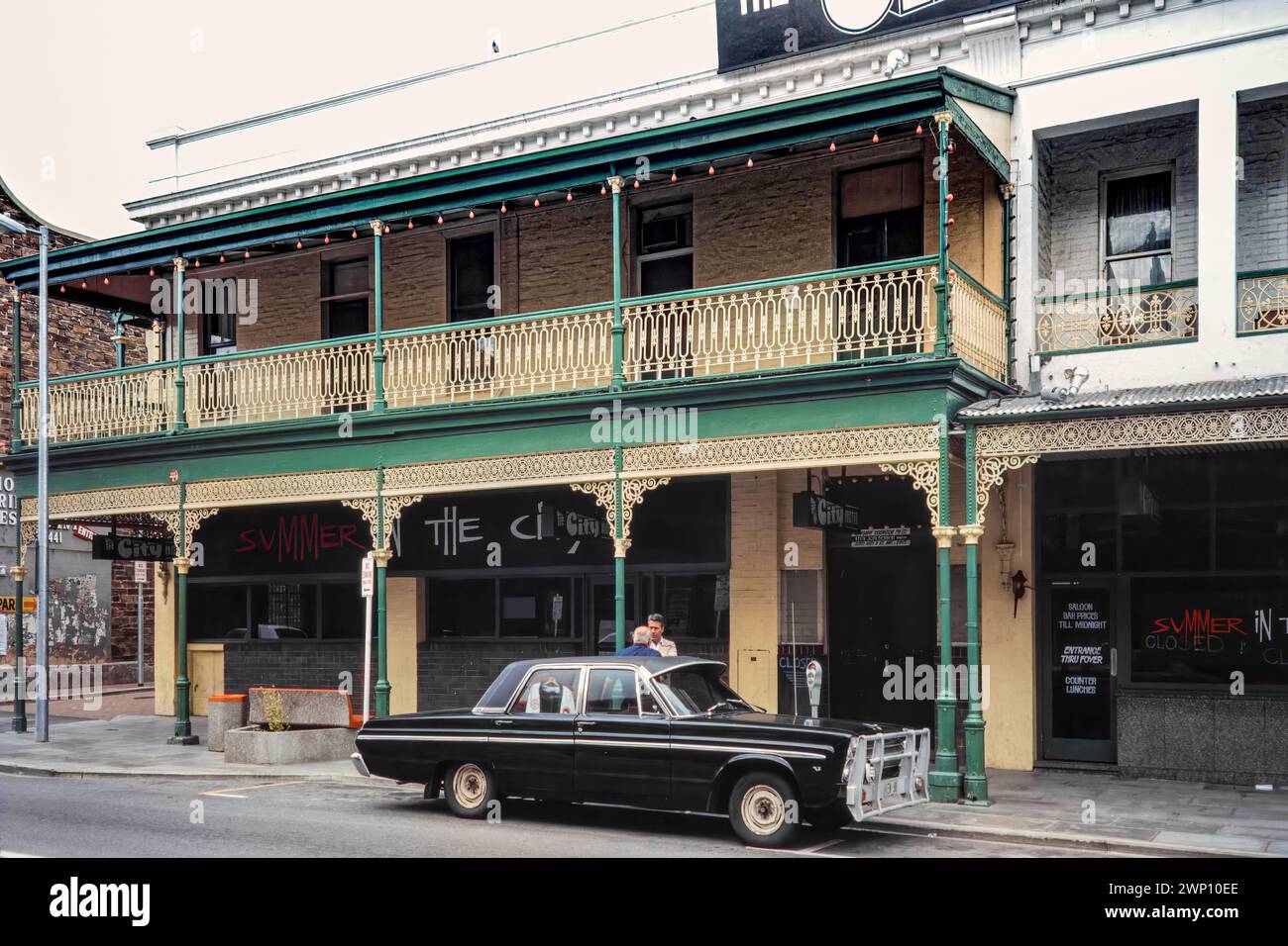 Ehemaliges City Hotel in Adelaide, Australien 1984 Stockfoto