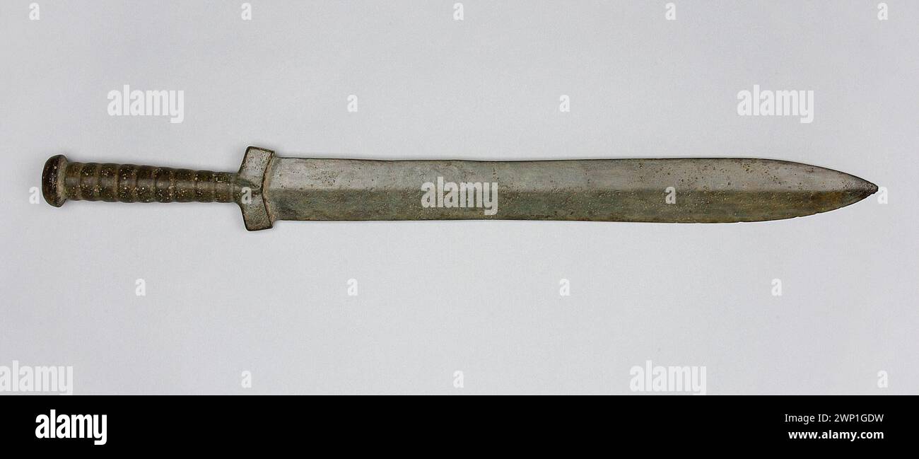 Zweischneidiges Schwert; Bospors Werkstatt; VI Jahrhundert v. Chr. (-600-00-00--501-00-00);Kauf (Provenienz) Stockfoto
